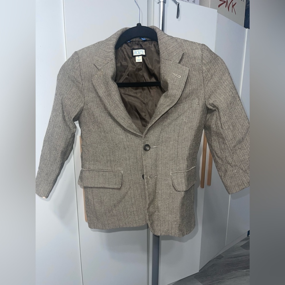This cute coat for little boy.